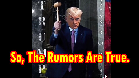 So, The Rumors Are True...Please SHARE This
