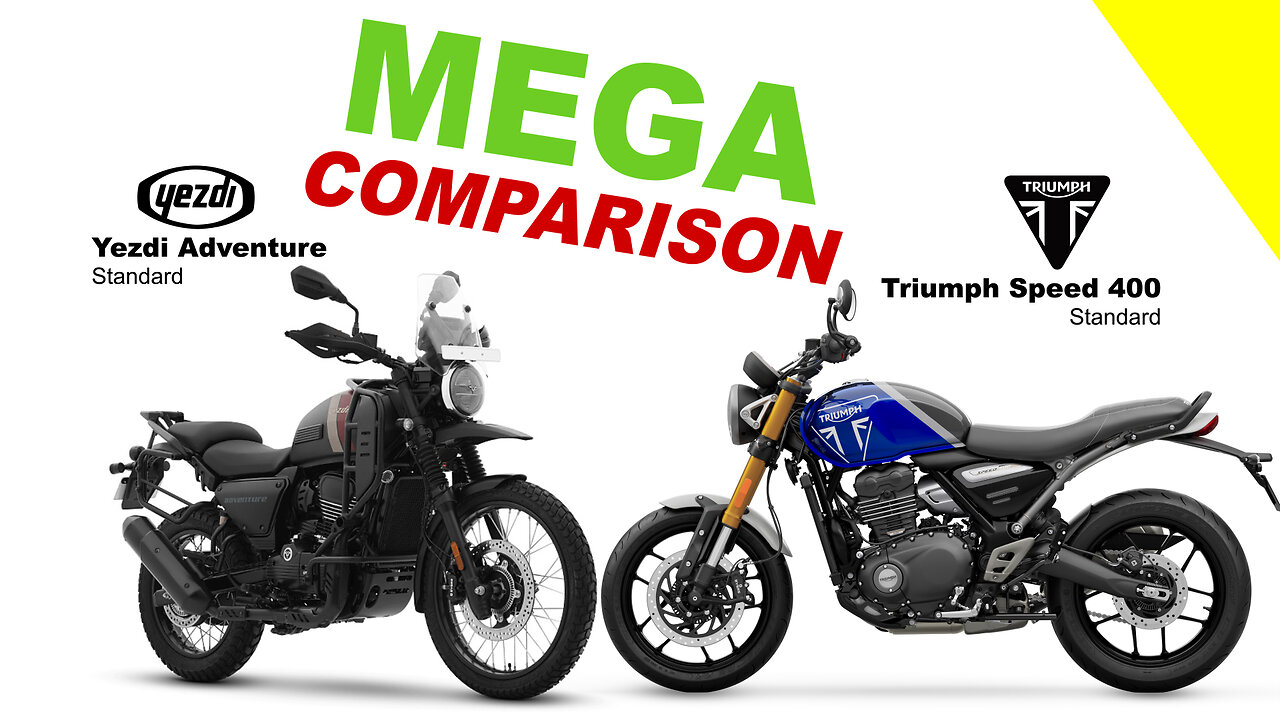 MEGA COMPARISON | Yezdi Adventure vs Triumph Speed 400 | Kuch Bhi