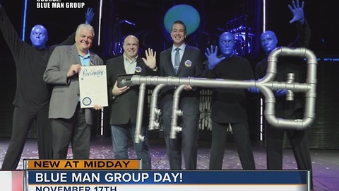 Blue Man Group given key to Las Vegas Strip