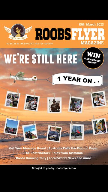 Roobs Flyer Magazine First Anniversary Issue. OUT NOW!