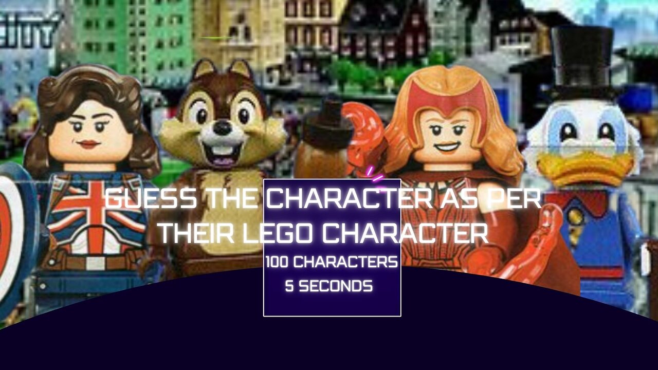 Guess the character as their lego character