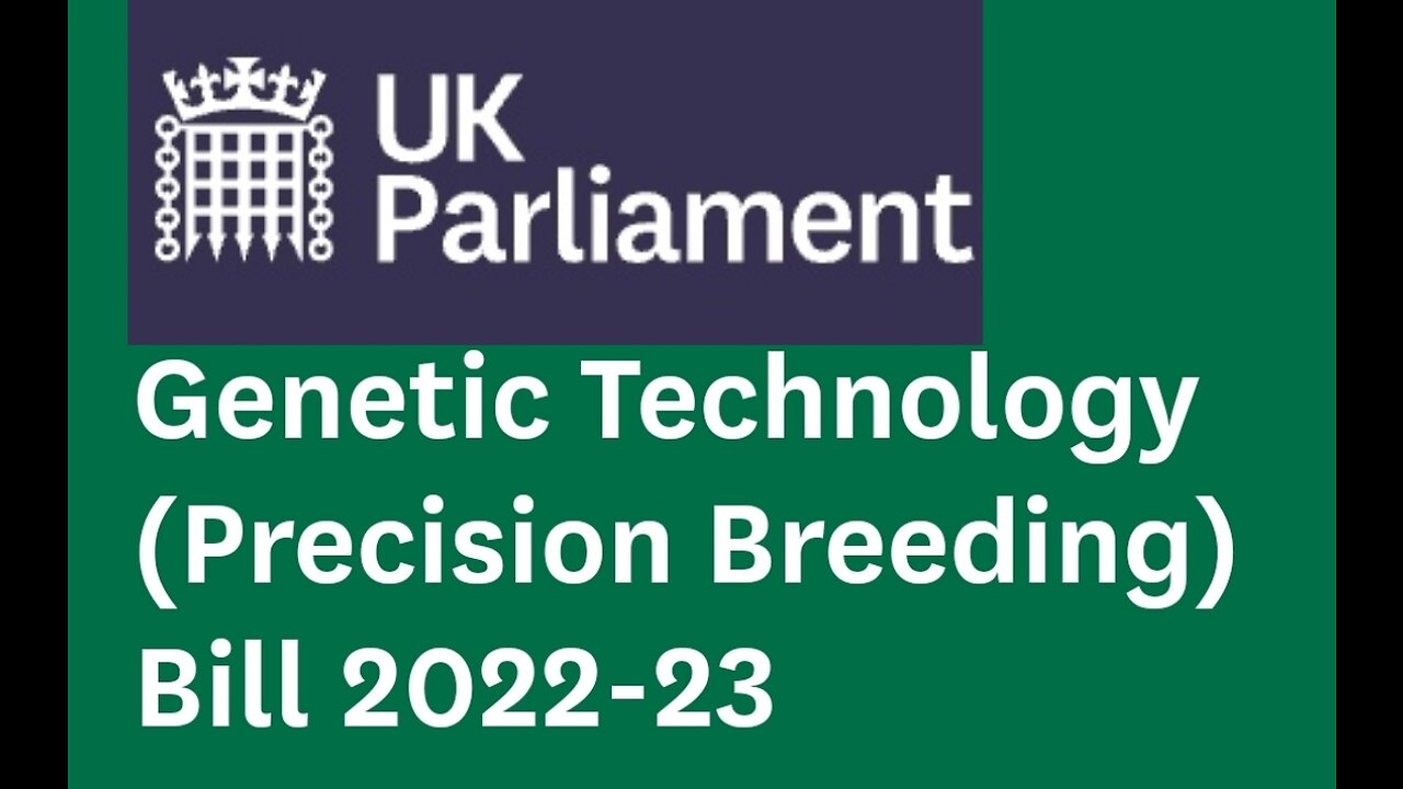 UK Parliament precision breeding NO GMO 🤔🤔🤔