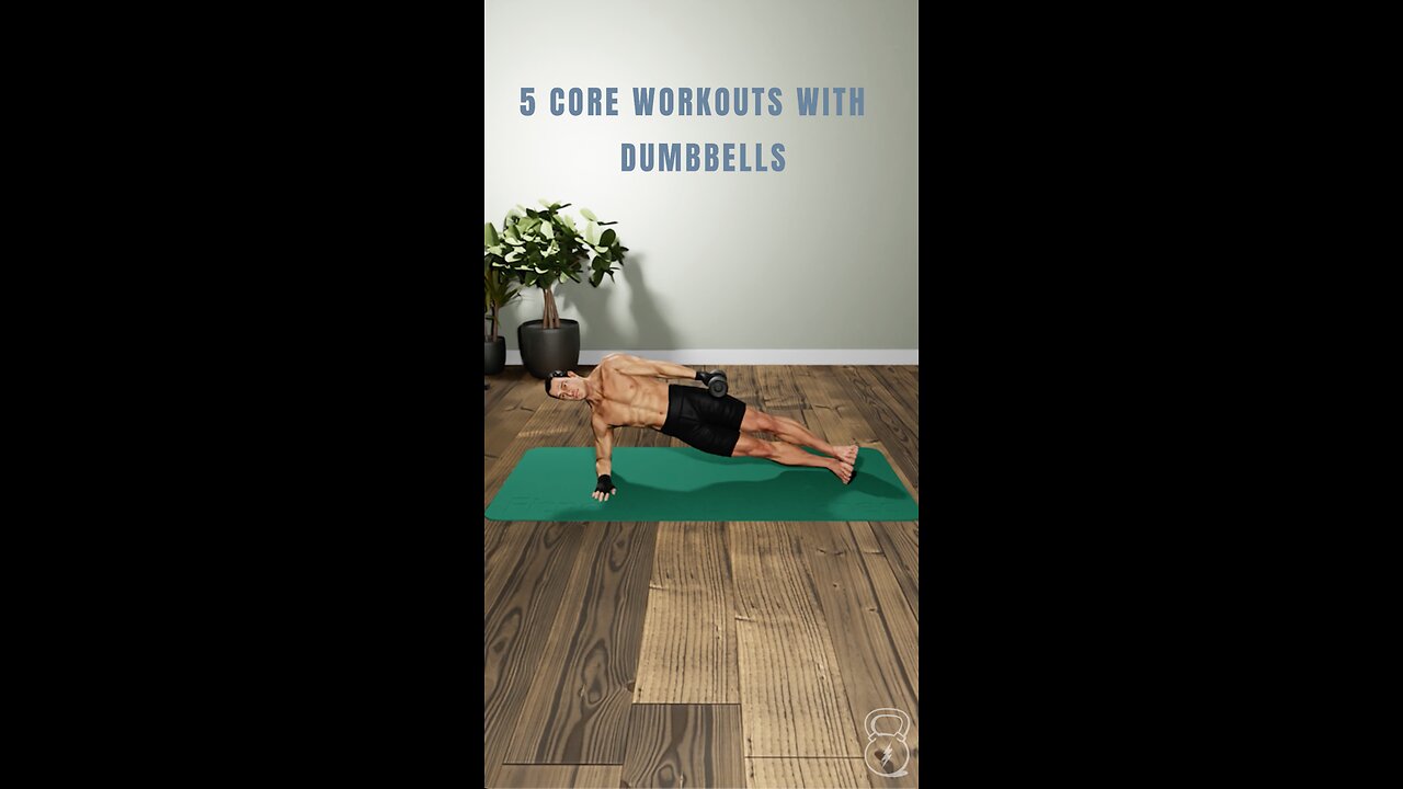 🟢 5 Core Workout Exercises | with Dumbbells💪🏼🔥🧘🏼‍♀️🏋🏽‍♂️ #shorts #motivation #rumble