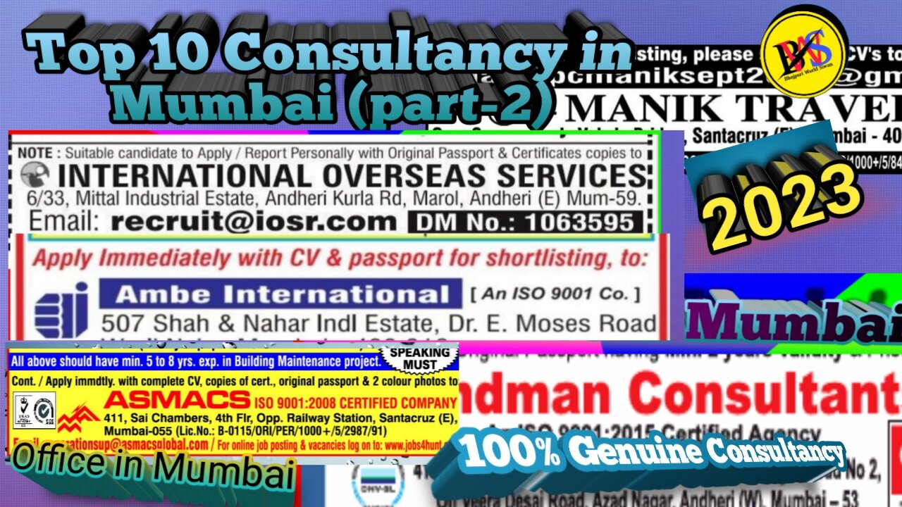 Top 10 Consultancy in Mumbai Part