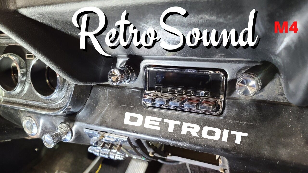 66 Mustang RetroSound Detroit M4 Stereo Install - Pt 1