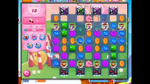 Candy Crush Level 3248 Talkthrough, 15 Moves 0 Boosters