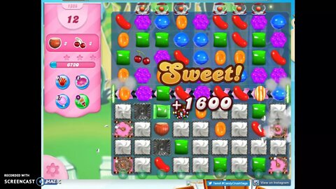 Candy Crush Level 1338 Audio Talkthrough, 2 Stars 0 Boosters