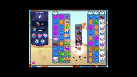 Candy Crush Level 1322 Talkthrough, 18 Moves 0 Boosters