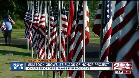 Skiatook grows its 'Flags of Honor' project