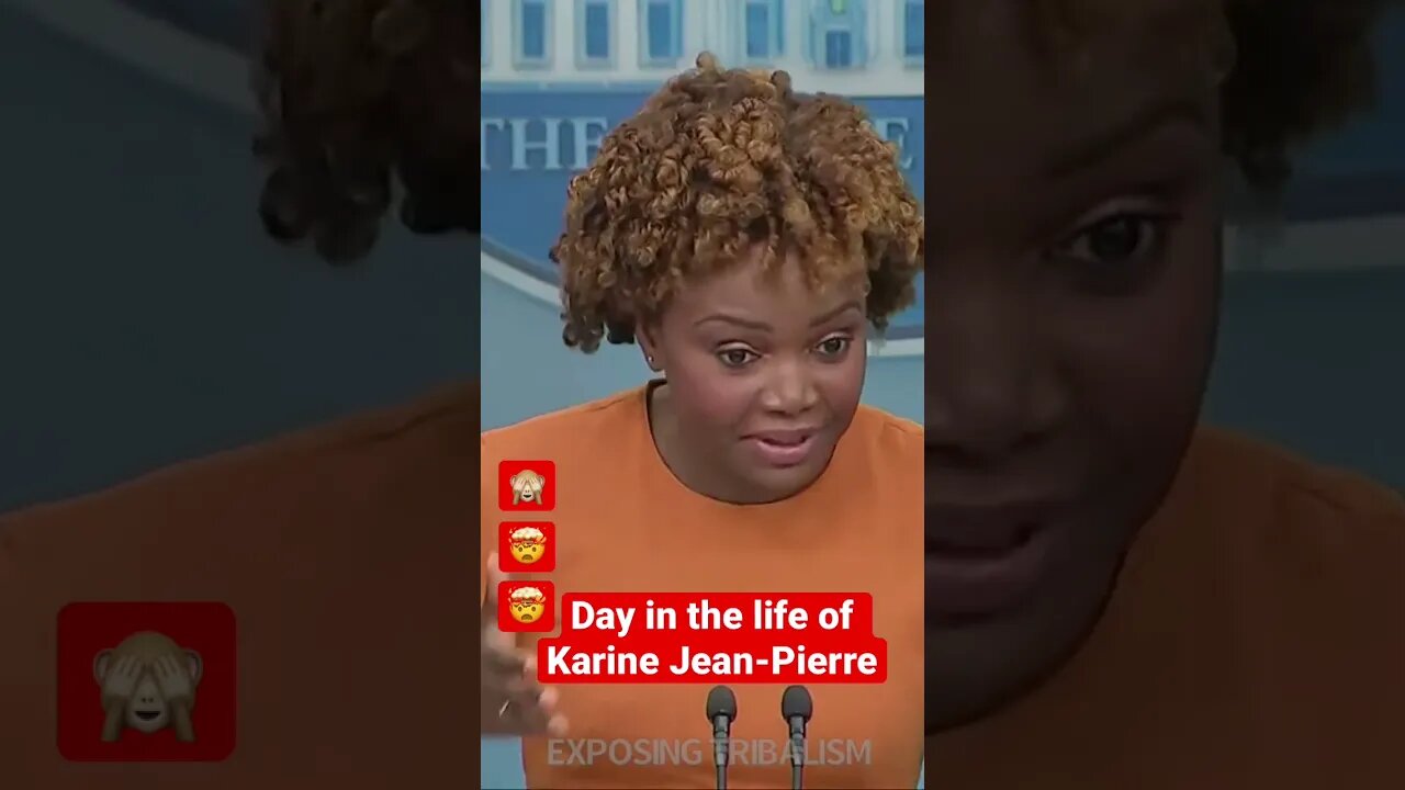 Day in the life: press briefing w/Karine Jean Pierre 🤯