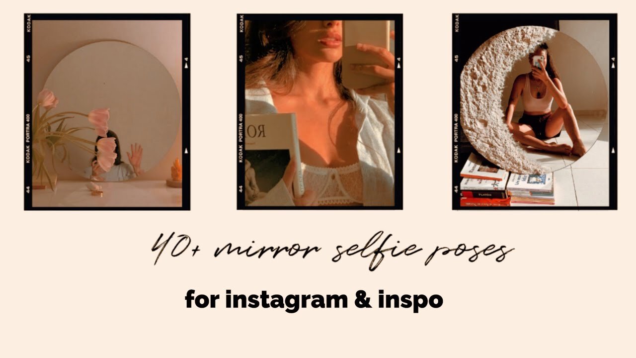 40+ aesthetic mirror selfies for instagram & inspo