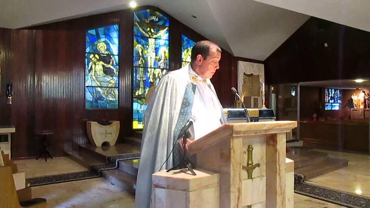 Fr Dolan on the Rosary at the BVM Birthday event