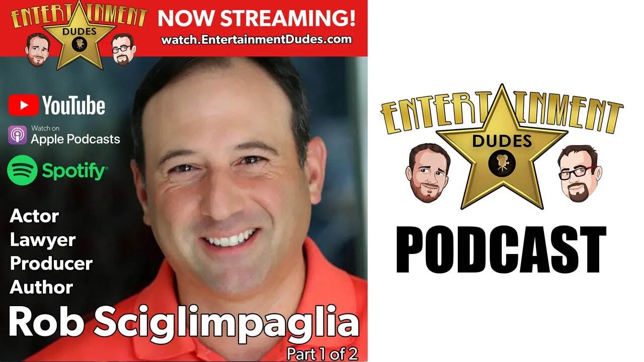 #14 - #Attorney, Producer, Author, and Actor, Robert Sciglimpaglia (Episode 1 of 2) #VoiceOverLegal