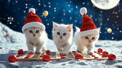 Cute Christmas Cat Gif