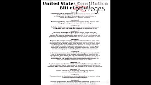 THE BILL OF privileges