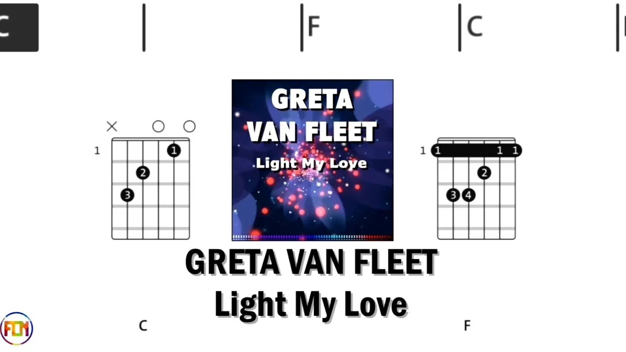 GRETA VAN FLEET Light My Love FCN GUITAR CHORDS & LYRICS