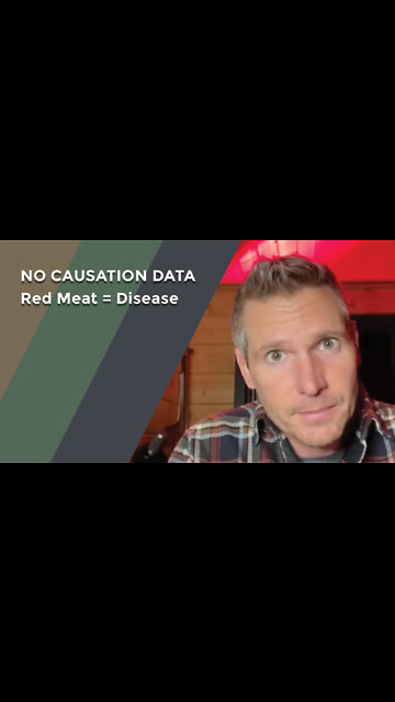 No Causation Data: Red Meat = Disease