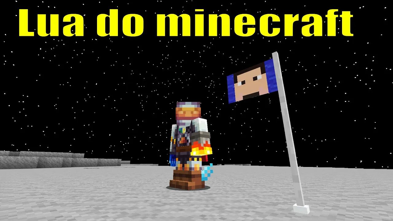 Minecraft primeiro homem a pisar na lua