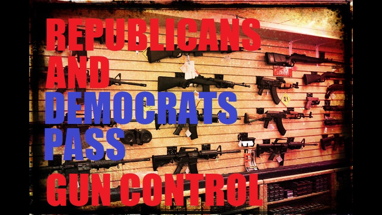 Gun Control Bill Passes With BIPARTISAN Support