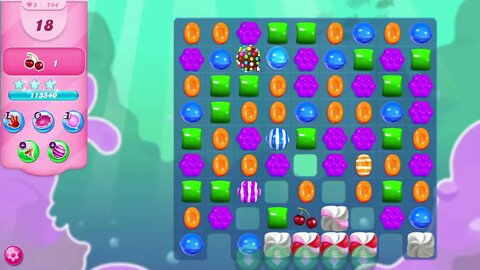 Candy Crush Saga Level 744