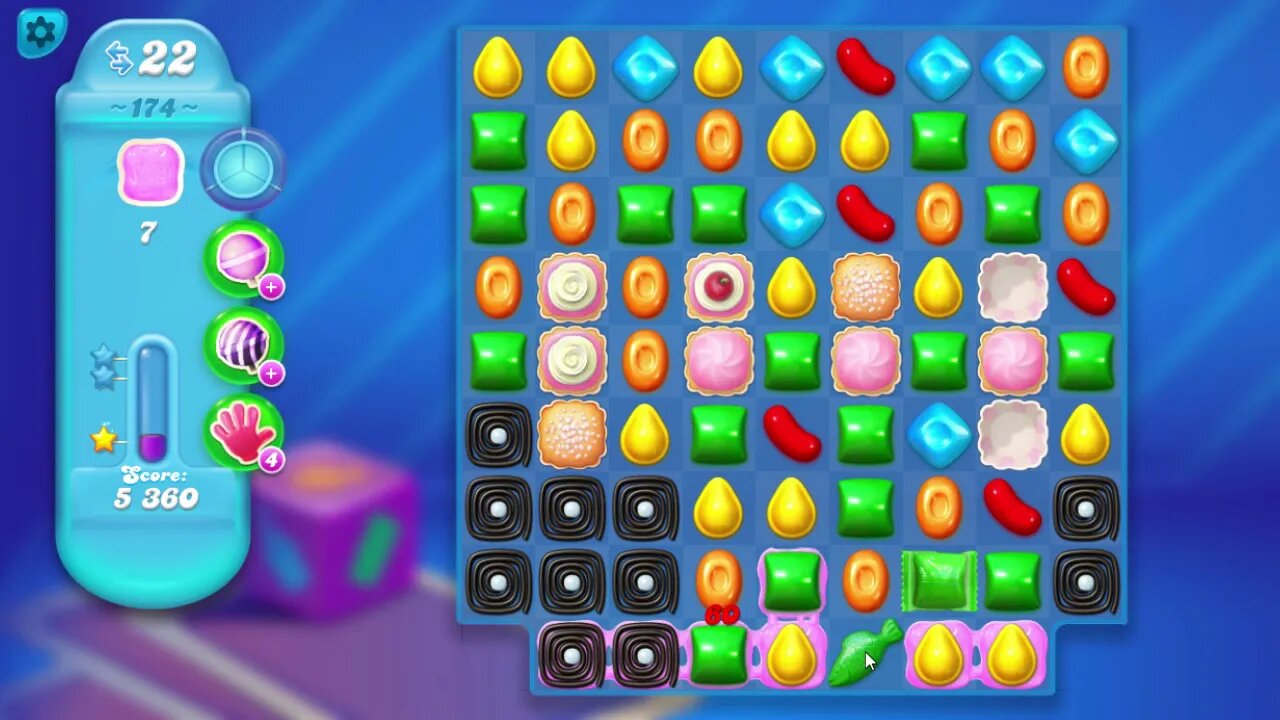 Candy Crush Soda Saga Level 174