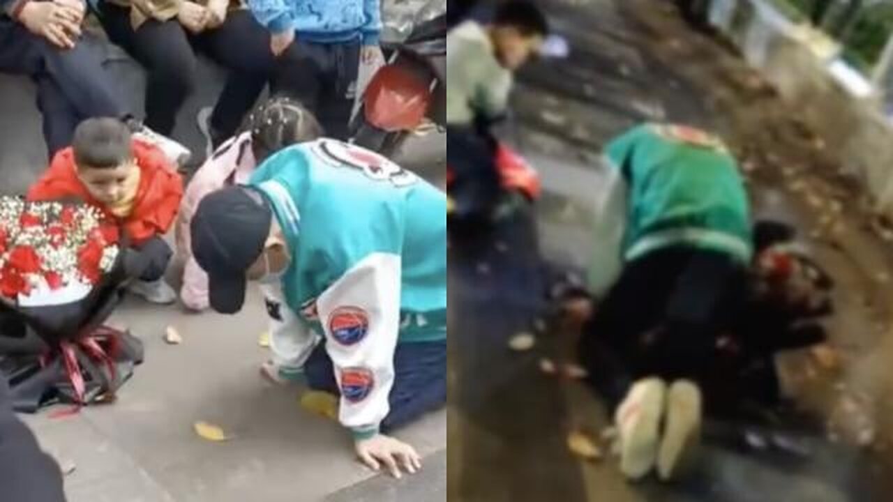 Man in China spends 21 hours IN RAIN begging on his knees for ex-lover! 💔🥺 .. Men NEVER do this⚠️❗⚠️❗