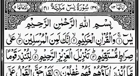 Surah Yasin (Yaseen) | By Sheikh Abdur-Rahman As-Sudais (HD) |سورۃ یس