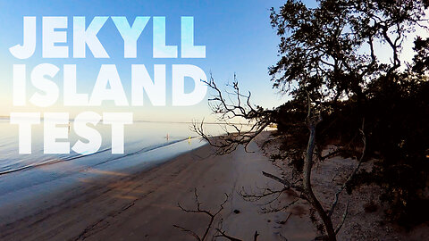 MY LITTLE VIDEO NO. 141--Boom test on Jekyll Island pond