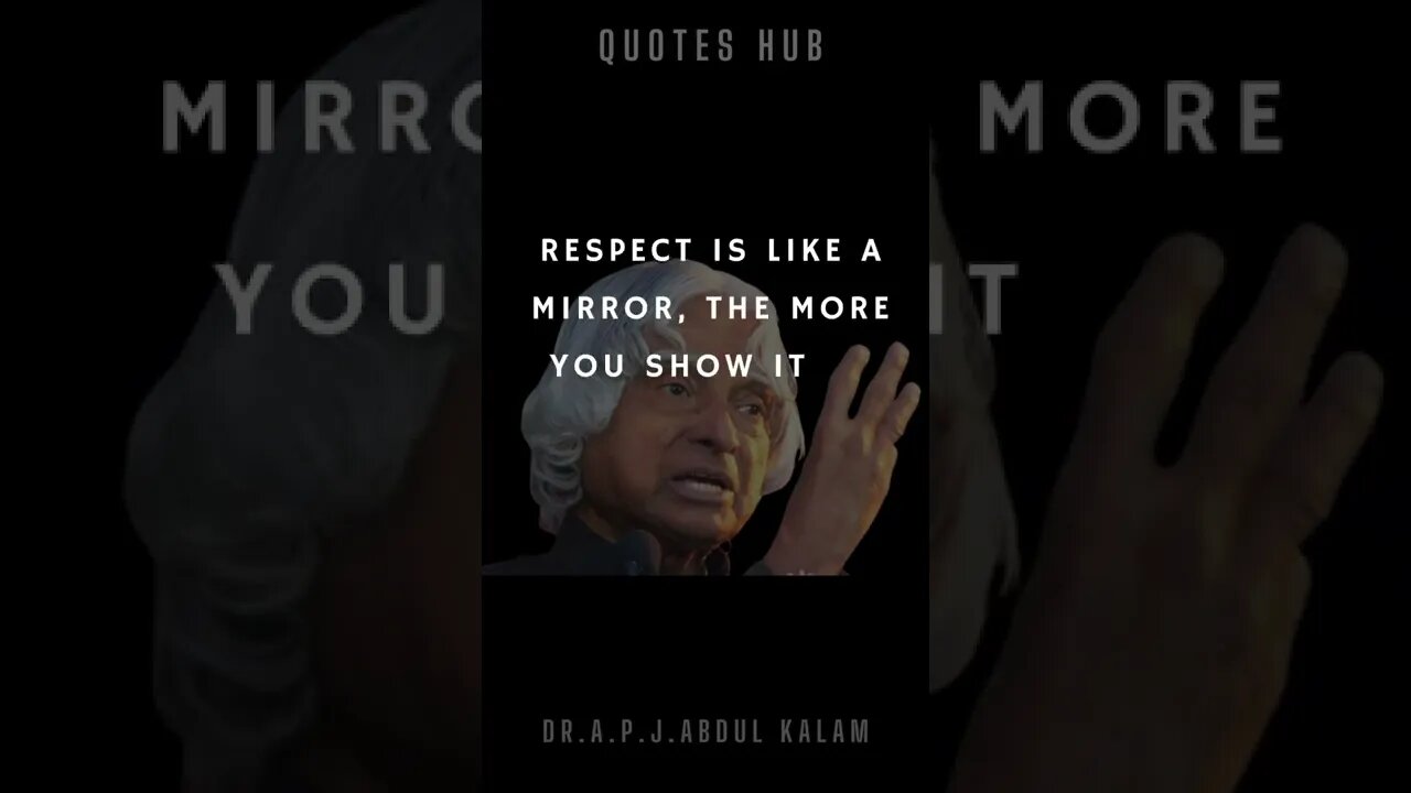 One of the Most Inspiring Quotes from APJ Abdul Kalam || #quotes || #shorts