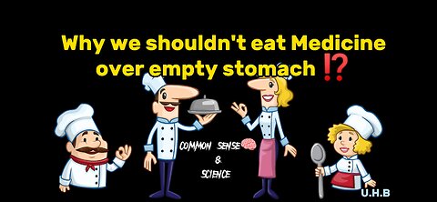 Why we shouldn't eat Medicine over empty stomach ⁉️