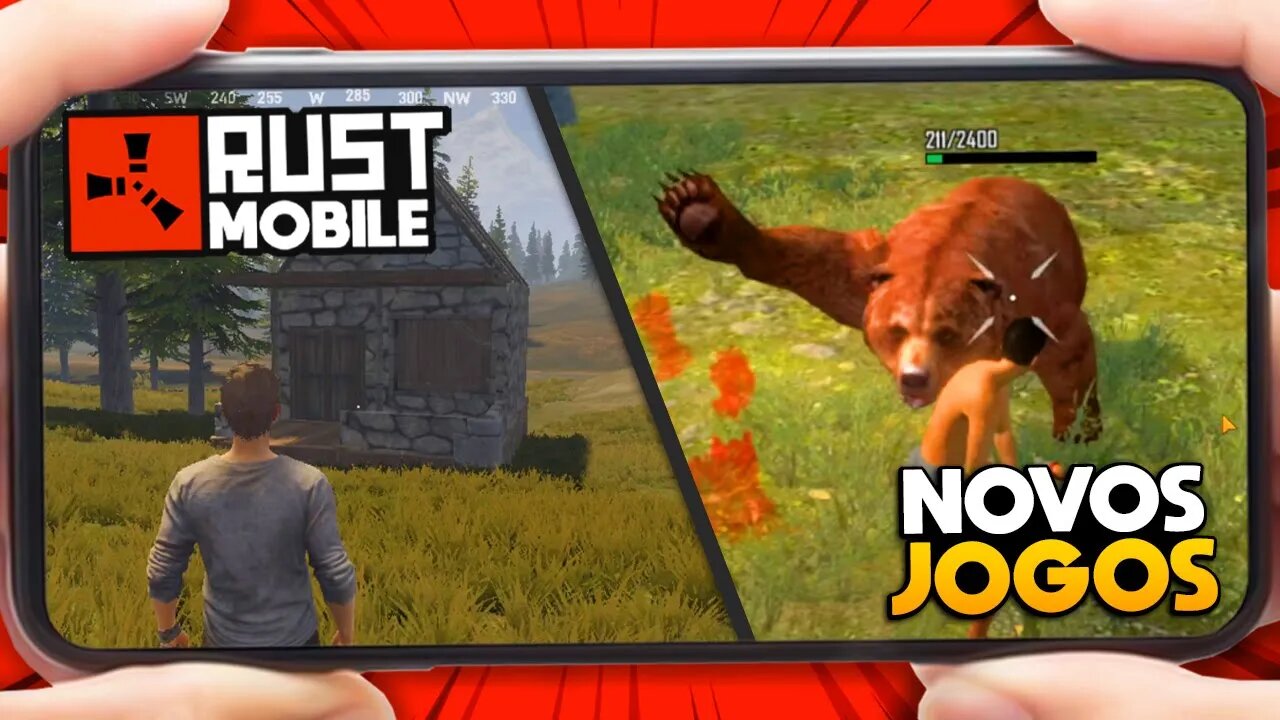 2 NOVOS JOGOS ESTILO RUST PARA CELULAR ( ANDROID ) RUST MOBILE