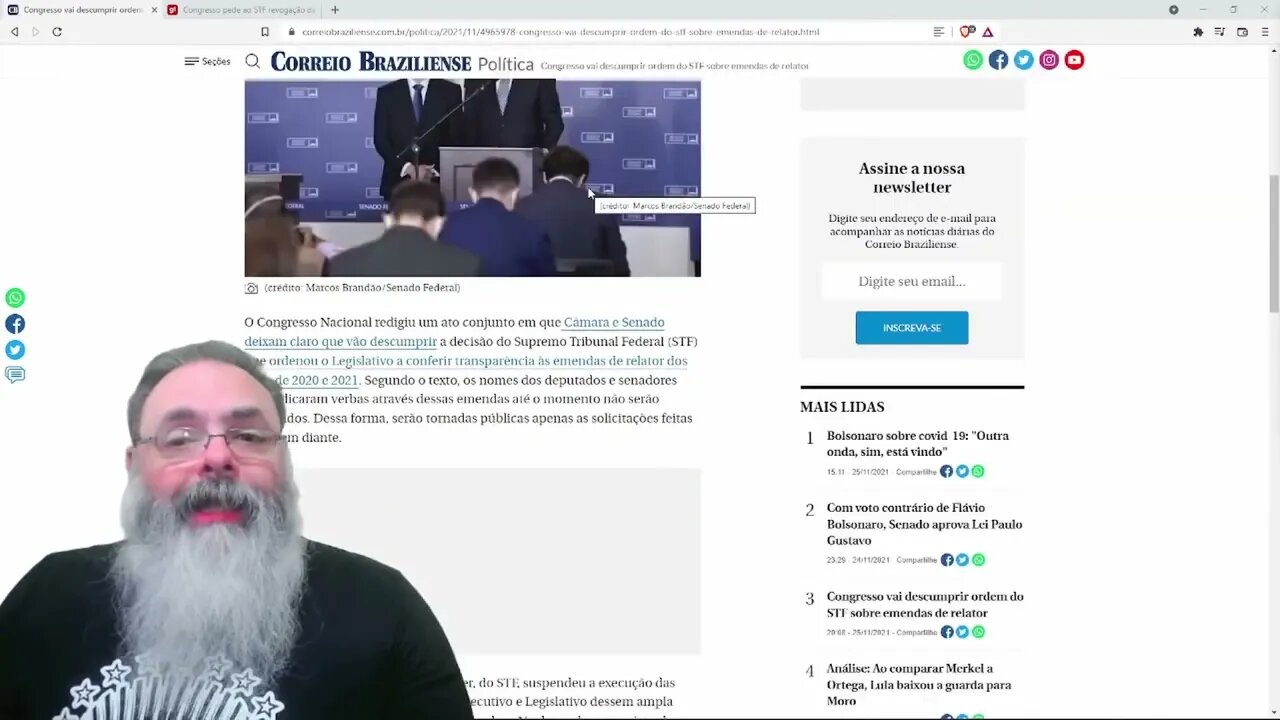 Congresso emite decreto que vai desobedecer o STF excelente! — PETER TURGUNIEV