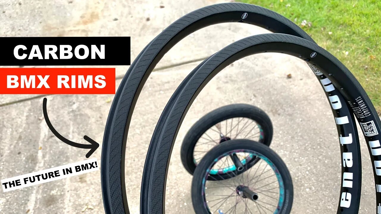 IS THE FUTURE OF BMX PARK/ STREET RIDING? ** CARBON FIBER RIMS**