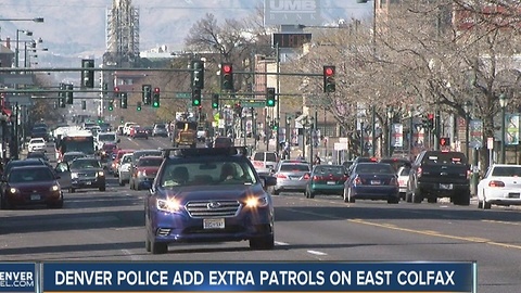 DPD numbers show East Colfax crime trend declined slightly with extra patrol