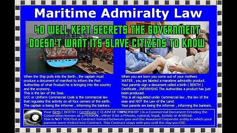 40 WELL KEPT SECRETS THE GOVERNMENT DOESN'T WANT ITS SLAVE CITIZENS TO KNOW