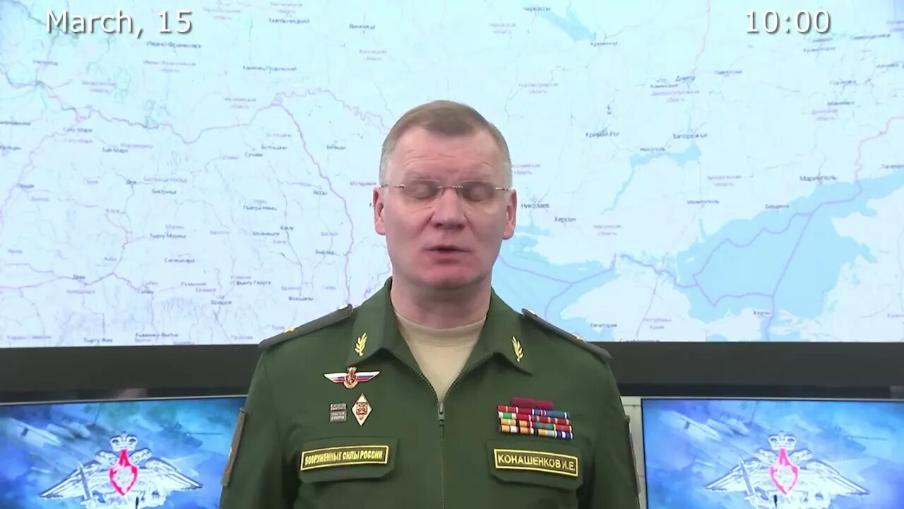 Russia's MoD Special Military Operation March, 15th Update