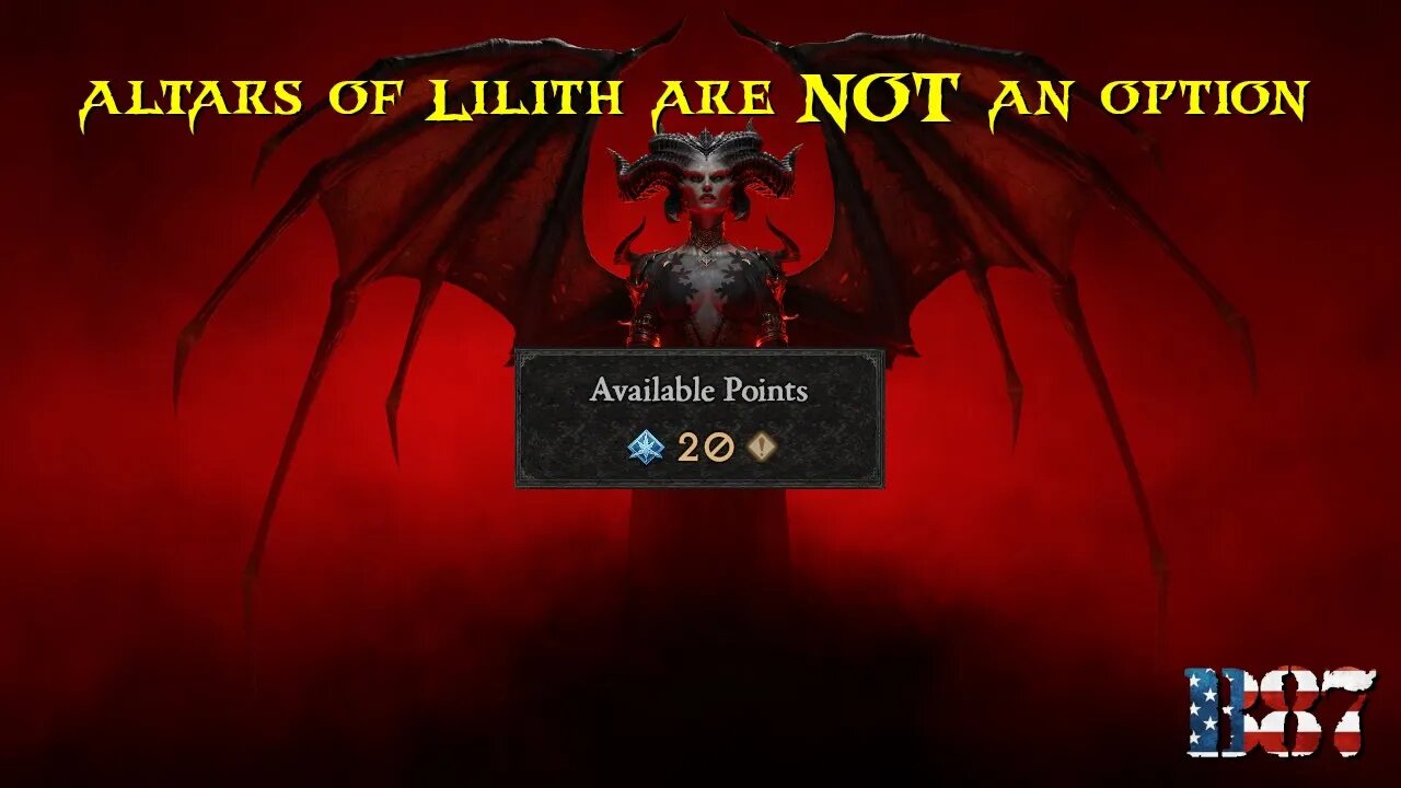 Diablo 4: Altars of Lilith are NOT an option