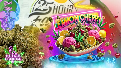 Trying Lemon Cherry Gelato THCa from 25 Hour Farms! The Dank Flamingo Cannabis Review!!