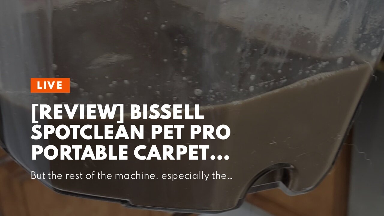 [REVIEW] BISSELL SpotClean Pet Pro Portable Carpet Cleaner, 2458, Grapevine Purple, Black