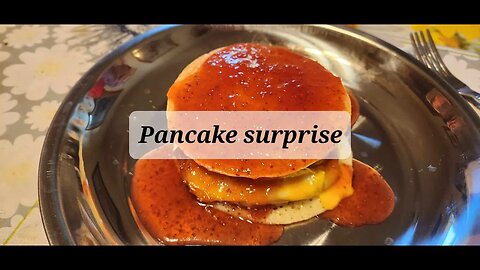 Pancake surprise #breakfast #pancake