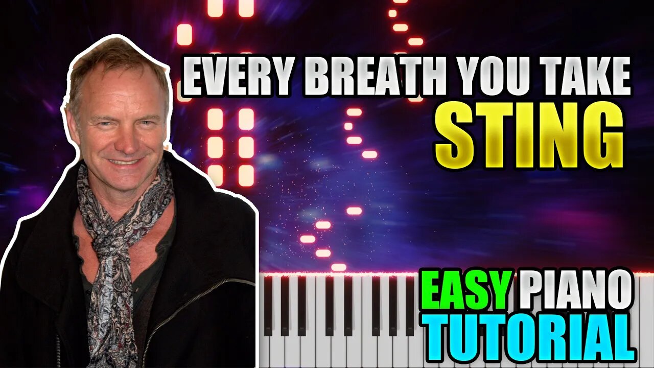 Every Breath You Take - Sting | Easy Piano tutorial