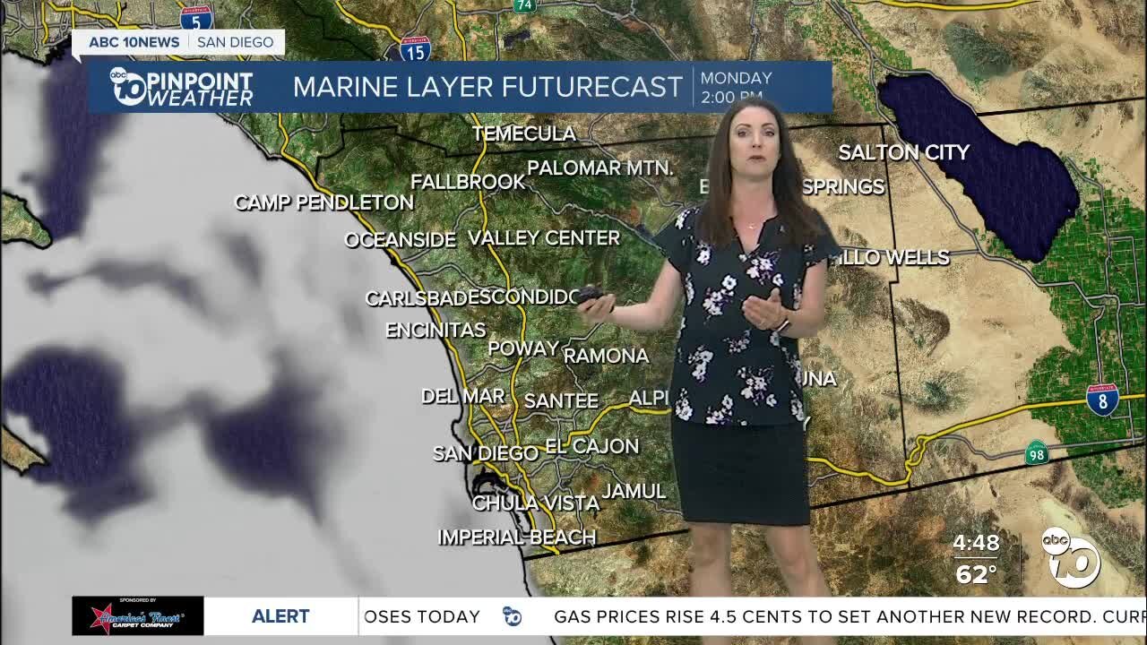 ABC 10News Pinpoint Weather with Meteorologist Megan Parry