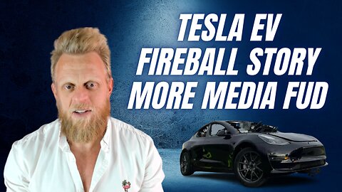 Tesla bursts into flames - but they won't be saying what really happened