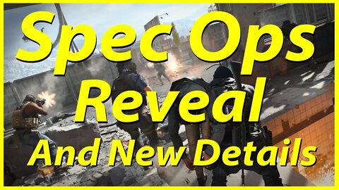 Modern Warfare | Spec Ops Reveal and New Details!