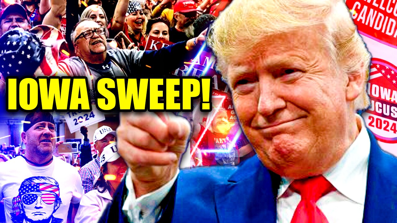 LANDSLIDE! Trump WINS Iowa Caucus in a BLOWOUT!!!