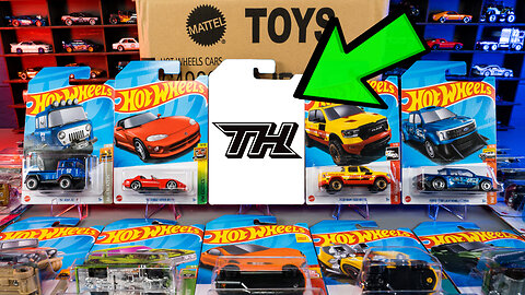 Unboxing 2023 Hot Wheels P Case - Super Treasure Hunt Find !!!