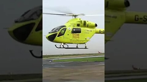 Air Ambulance setting of from base