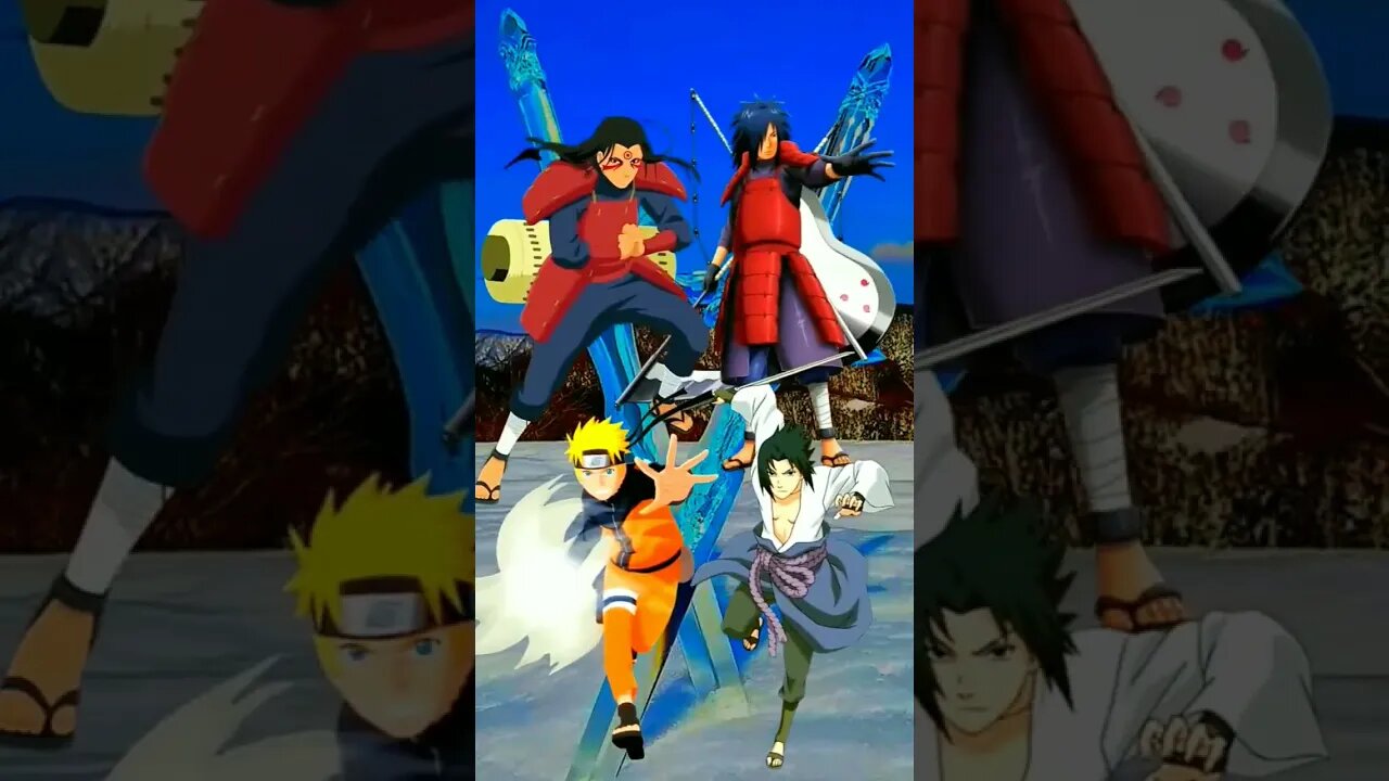 Naruto, Hashirama VS Madara, Sasuke - WHO IS STRONGEST??.#shorts