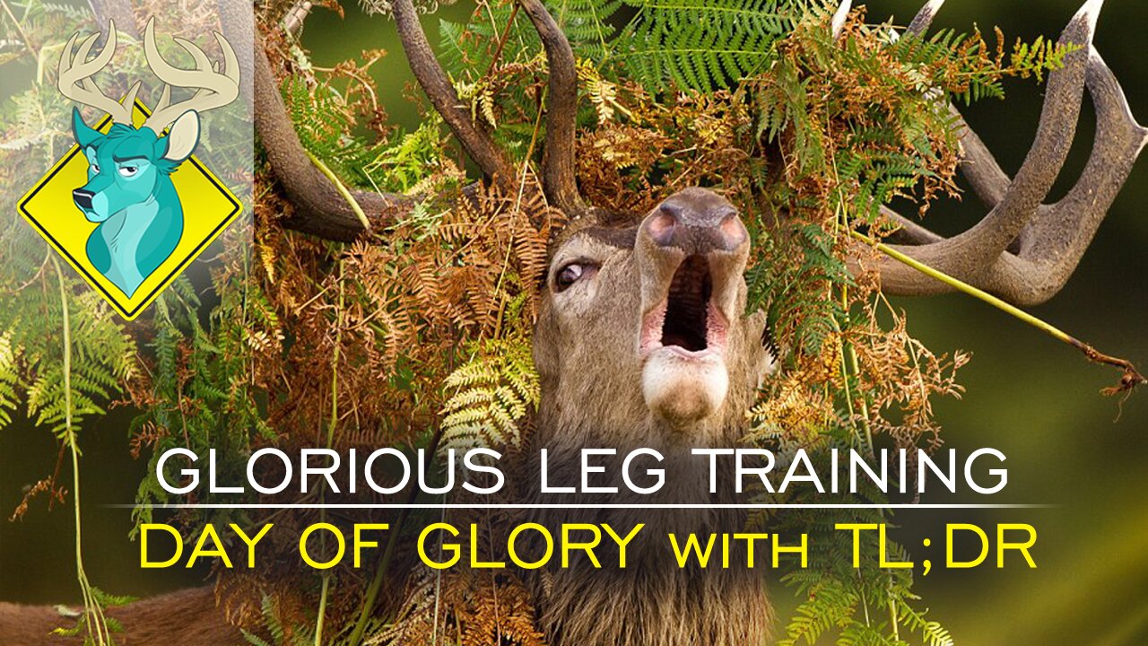 TL;DR - Glorious Leg Training Day of Glory