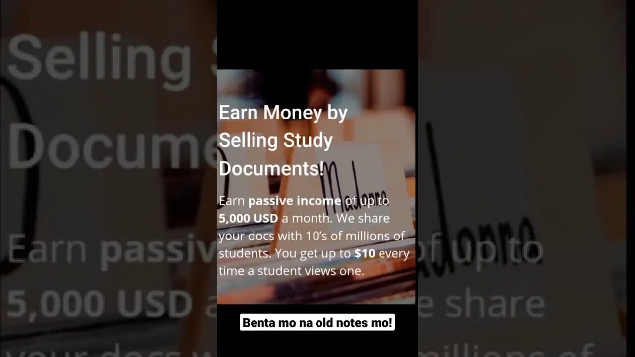 Do you still have old notes back when you're still studying? Let's make money from them!!! SUBSCRIBE